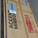 Arched Gold Mirror, Gold Traditional Vintage Ornate Baroque Mirror, Antique Brass Mirrors, Wall Mounted Mirrors for Entryway/Fireplace/Living Room/Hallway/Bathroom.36“X24”Gold