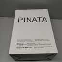 Red Heart LOVE Pinata with Stick and Blindfold, Romantic Party Supplies for Wedding, Anniversary, Bridal Shower, Birthday Decor, Large Paper Mache Candy Filler for Engagement & Surprise Proposal