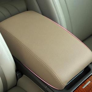 Leather Car Center Console & Armrest Cover, Fit for Toyota Camry 2006 2007 2008 2009 2010 2011, Anti-Scratch Protection for Automotive Interior Accessories (Beige)