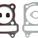 Tupo GY6150-57.4 Cylinder Kit Compatible with 125cc 150cc Jonway Jmstar Roketa Sunl Tank Peace Taotao ATV Moped Go Kart That Equipped With GY6 4-Stroke 157QMJ 152QMI Engine (Non EGR Type), Top End Kit