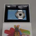 Digital Camera, FHD 4K Digital Camera with 64GB SD Card, 44MP Digital Point and Shoot Camera, 16X Digital Zoom, Anti Shake, 3-LED Fill Lights, Compact Camera for Kids Teen Boys Girls, Blue