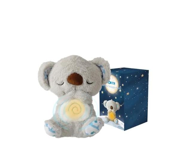 Breathing Stuffed Animal,Portable Plush Baby Toy,Soothing Stuffed Animal For Anxiety Adults And Kids, Breathing Otter,Breathing Lights And Sound Machine With Realistic Breathing (rabbit) (koala)