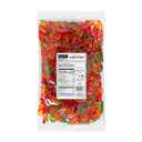 Giant Gummy Worms, 4-Inch, Assorted Fruit Flavors, 5 Pounds Bulk Bag, Two-Toned Colors, No BBD