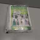 NAMOTEK 2 Pack Plant Covers Freeze Protection Tree Covers for Winter with Zipper Drawstring(Green 47" X 39")