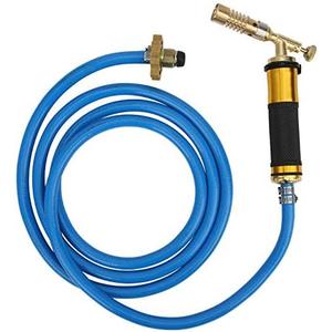 Eujgoov Gas Plumbing Turbo Torch with Hose Welding Tools for Welding, Impurity Removal, Soldering, Jewelry Making, etc