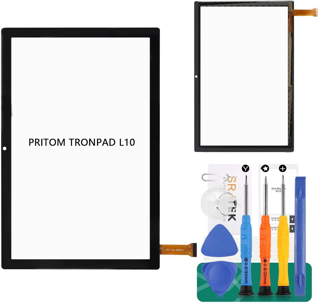 for Pritom TronPad L10 10.1" Touch Screen Digitizer Panel Screen Replacement (Not for Tab 11 Android 13)