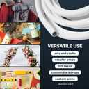 32ft 16mm Original Flexible Pipe for Crafts, Extra Durable, Semi-Rigid, Tube Pipe for Fake Flowers, Prop Building, Balloon Arches, Stem Tubing for Floral Wedding Decor, DIY Arts & Crafts