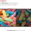 5 x 1 Pack Compatible for iPhone 16 Plus/iPhone 15 Plus Matte & Glossy Tempered Glass Screen Protector Tempered Glass, Easy Installation (iPhone 15 Plus/16 Plus)