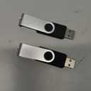 USB Flash Drive 128GB 2Pack, Maspen USB Thumb Drives 2.0 High Speed USB Memory Stick Zip Drives (Black, 128 GB)