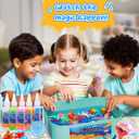 Magic Water Elf Toy Crafts Kits with Tablecloth for Kids - Squishy Maker Aqua Fairy Water Gel Kit with 14 Magic Gels+12 Molds DIY Water Pets Christmas Craft Gifts for Kids Boys Girls Ages 5-12