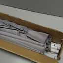 Regalo 50" Extra Wide Gray Expandable Mesh Gate, Pressure Mounted, Includes Rubber Bumpers to Protect Walls, Gray