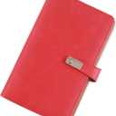 Business Card Organizer holder Book,Credit Card holder,Leather Card Organizer Business Card Case Book Rolodex With 120 Card Slots Protection Case for Men and Women(red)