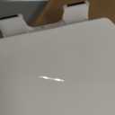 Elongated Slow Close Toilet Seat with Toddler Seat Built In, Potty Training Seat, Easy to Install and Remove, Never Loosen, White