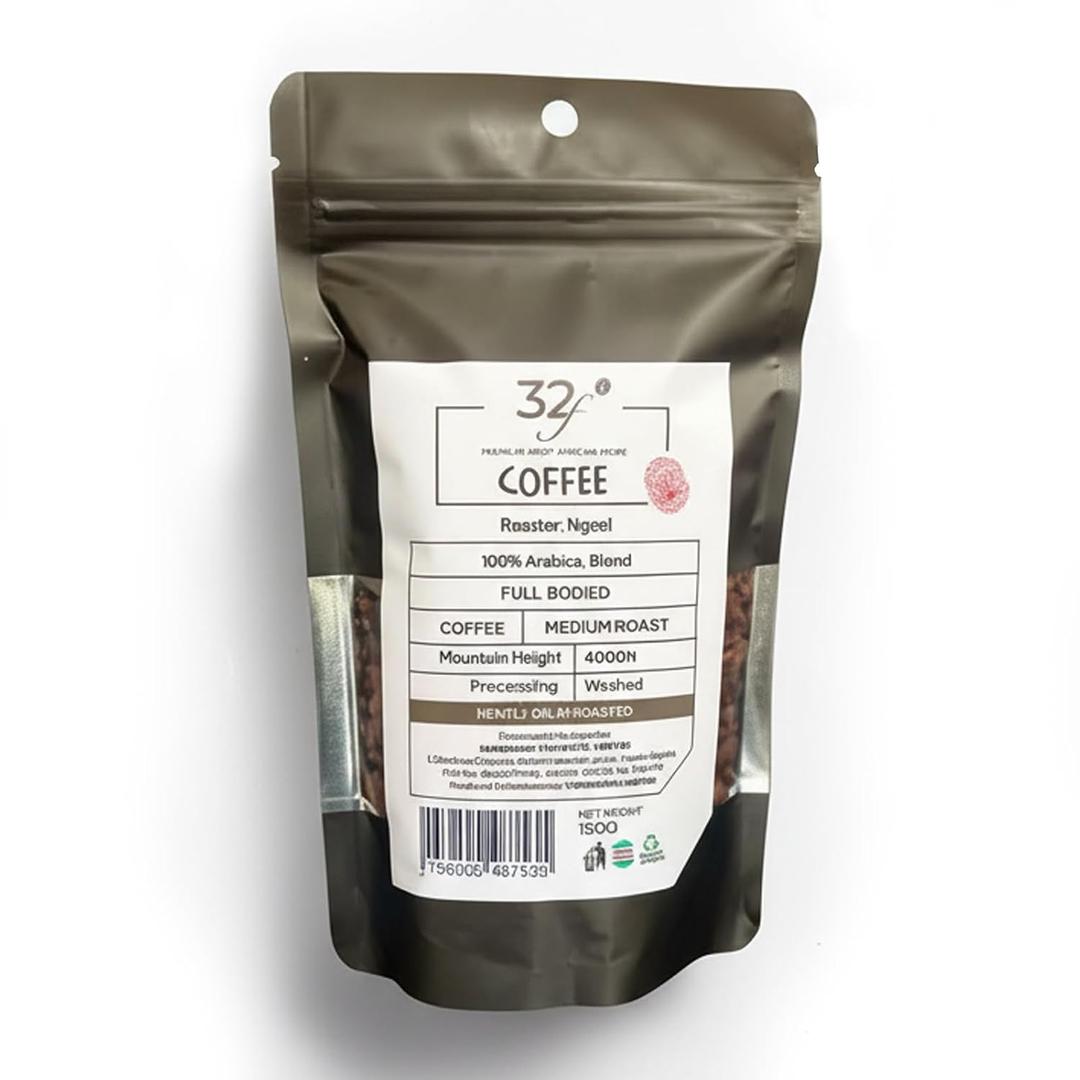 Whole Bean Coffee - Medium Roast Arabica Coffee Beans, Fresh Roasted & Espresso-Ready (Espresso Beans Quality), Smooth & Balanced Flavor, 150g Fresh Bag (EXP 12/31/26)