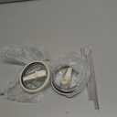 2 Pack 30 oz Leakproof Replacement Lids, for Stanley Quencher H2.0 & ProTour Tumbler, 30oz Flip Straw Lid Spill Proof Cover Top for Stanley Cup Accessories (Cream,Cream)