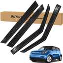 Vent Shades Rain Guards for Kia Soul 2014 2015 2016 2017 2018 2019 Accessories, for Kia Soul Window Deflectors Window Visors