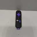 Replacement for Roku Voice Remote : Voice Remote Control for Roku TV, Audio Devices, Streaming Stick, Most Players with 4 Shortcuts & Easy Setup, Purple