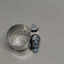 2.5 inch Exhaust Clamp Stainless Steel Muffler Band Clamps for 2.5" Inner Diameter to 2.5" Outer Diameter Turbo Downpipe Exhaust System Repair - 1 Piece