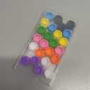 3ml Glass Vial Caps, Peptide Vial Caps, Silicone Protective Caps for 1ml 2ml 3ml Glass Vials, Reusable Vial Covers for Peptide Storage and Vial Boxes (24Pcs / 8Colors)
