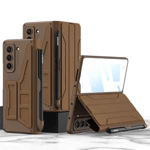 DOOTOO for Samsung Galaxy Z Fold 6 Case Hinge Protection & S Pen Holder Built-in Screen Protector All-Inclusive Military Armor Shockprood Case