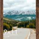 9x11 Picture Frame Deep Brown for Wall Hanging or Tabletop, Wood 9 x 11 Frame Photo for Wall Horizontally or Vertically, Deep Brown, 1 Pack