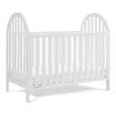 Delta Children Milano 4-in-1 Convertible Crib - Greenguard Gold Certified, Bianca White