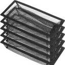 Floor Register Cover Trap, Floor Air Vent Cover Screen for Home Air Vent Filters 5-Pack Floor Vent Mesh Filters Net Trap (6 x 14 Inch)