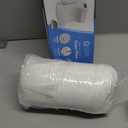 5 STARS UNITED Knee Pillow for Side Sleepers - Hip Pain Relief, Memory Foam Leg Cushion for Side Sleeping - Between Legs Pillow for Sciatica & Lower Back Pain, White (Standard)