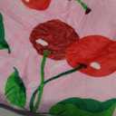 Cherries Blanket Gifts for Women Girls Mom Kids Adults Teen Birthday Christmas Valentine Present Pink Cherry Fruit Theme Decor Home Bedroom Living Room Sofa Couch Soft Cozy Plush Fleece Throw 60"x50"