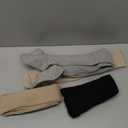 Kids Happiness Girl's Tights,  4 Packs, L, Black, Grey, Bige