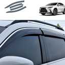 TUBAIZAI Car Accessories Compatible with Lexus New NX 250/350/350h/450h+ 2025 2024 2023 2022 Exterior Rain Guards Side Window Visor Tape-on Window, 2 PCS