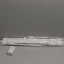 100% Privacy L-Shaped Blades Mini Blinds for Indoor Windows 1" Vinyl Cordless Window Blinds for Home, 26" W  36" H - White