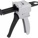 uxcell 50ml Manual AB Epoxy Resin Mixing Applicator Dispenser Gun with Glue Mixing Rate of 10:1