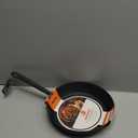 Met Lux 12 Inch Fry Pan, 1 Lightweight Frying Pan - Induction-Ready, Triple-Riveted, Black Carbon Steel Cooking Skillet, Durable, For Searing, Sauteing, And Browning Food - Restaurantware