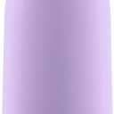Ello Emma 14oz Vacuum Insulated Stainless Steel Kids Water Bottle with Straw and Built-in Carrying Handle and Leak-Proof Locking Lid for School Backpack, Lunchbox and Outdoor Sports, Lilac