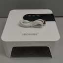 JODSONE U V Nail Lamp Rechargeable Portable with 3 Timers and LCD Display Screen for Nail Dryer Gel White