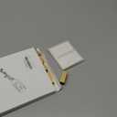 Colingmill 24 Pcs Wooden Table Number Stands Wedding Table Name Holder Semicircular Design Place Card Holders with 24 Pcs Tented Cards for Retail Shop Wedding Party Events Decoration(Gold)