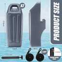 Pontoon Boat Fenders Inflatable Boat Bumper for Docking with Ropes Dock Bumper with Locking Recessed Groove and Grip Handle Easy to Install Pontoon Accessories