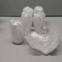 2 Packs Glass Reagent Bottle,Narrow Mouth Borosilicate Glass Reagent Bottle, with Standard Ground Glass Stopper for Labs (Clear, 125ML)