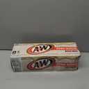 A&W Zero Sugar Root Beer Soda, 12 fl oz cans, 12 count (EXP 09/19/26)