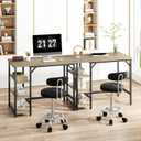 IBUYKE 40H Bar Table with 3 Storage Shelves, High Dining Table for Kitchen, Counter Table, Industrial Standing Computer Desk UTMJ054Y, 42 inches x 23 inches x 39 inches