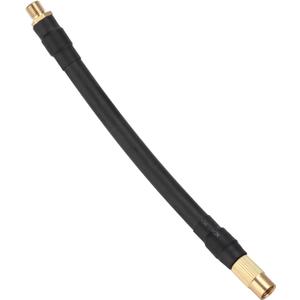 Tire Inflator Extension Hose 6.3Inch Air Pump Tube Replacement for Electric Inflator Motorcycle Automobile Flexible Multipurpose
