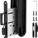 HBL' Pocket Door Lock with Handles - Keyless Privacy, 2-in-1 Pocket Door Handles, Fits Solid Wood Doors 1-1/2" to 2" Thick, Black