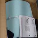 Serta ThermaGel Cooling, Pressure-Relieving Memory Foam Mattress Topper, 3 Inch, Full,Blue