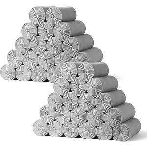 40PCS Gray Blankets Bulk 50 X 60, Soft Lightweight Throw Blanket Kit Cozy Blankets Bulk for Bed Sofa Couch Warm Pet Fleece Blanket Set for Wedding Homeless Home Office Travel Gift for Seasons