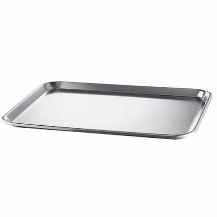 Dukal TEC 4266 Stainless Steel Flat Instrument Tray, 16-3/4" x 21" x 1/2"