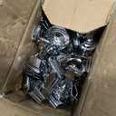 Kathfly 12 Pcs Wedding Table Number Holders 1.7 Inch Metal Silver Mini Place Card Holders Bulk Harp-clip Table Sign Stands Card Holder Display Picture Memo Notes Menu for Restaurants Birthday Decor