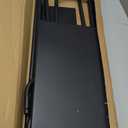 3-Tier Over The Toilet Storage, Over Toilet Bathroom Organizer, Freestanding Metal Bathroom Shelves, Over The Toilet Organizer with Hooks and Paper Holder, Space-Saving, Black (iron stand black three layers, Wrought Iron Black 3 Layers)