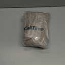 CaliTime Throw Pillow Covers Decorative 22 X 22 Inches Pack of 2 Cozy Chenille Cushion Cases for Couch Sofa Bed Living Room Home Light Taupe