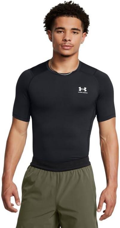 Under Armour - Mens Hg Armour Comp T-Shirt, Color Black (002), Size: Large